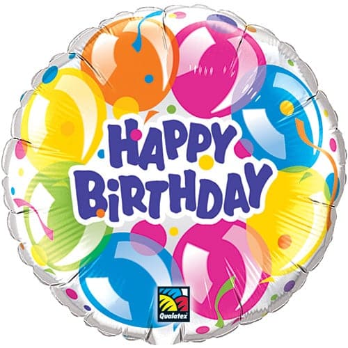 36 Inch Sparkling Birthday Jumbo Foil Balloon