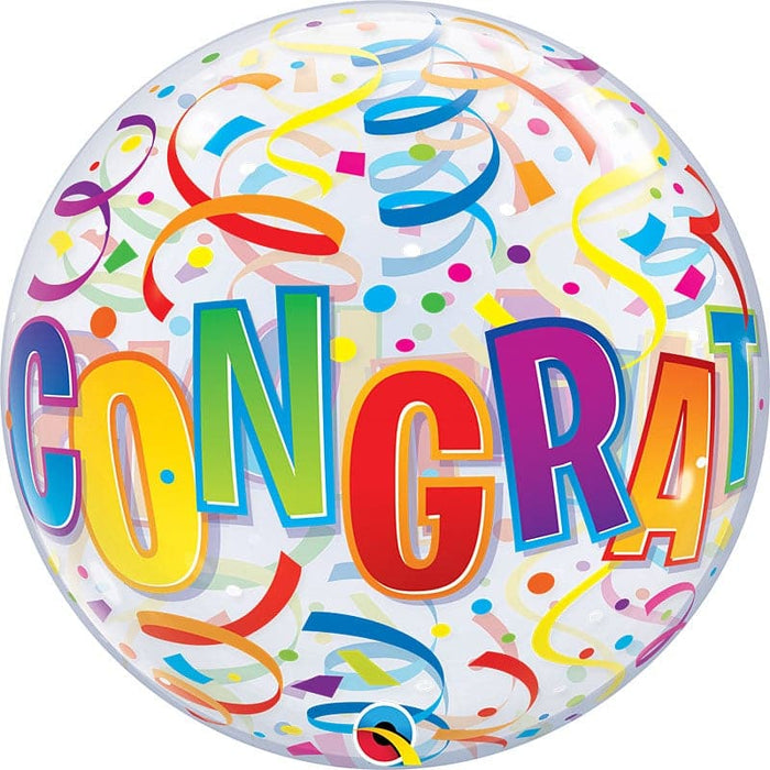 22 Inch Congrats Around Bubble Balloon