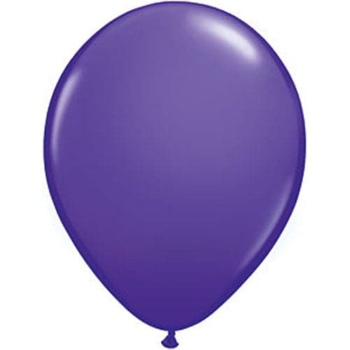 Purple Violet Latex Balloons by Qualatex