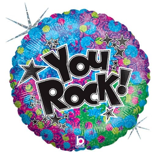 You Rock! Holographic 18"