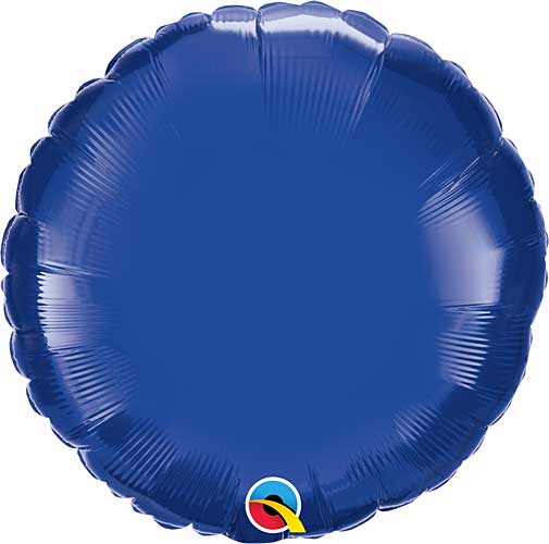 18 Inch Dark Blue Round Foil Balloon