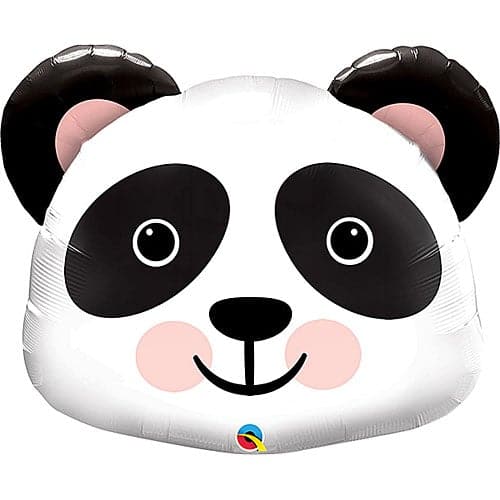 31 Inch Panda Head Shape Foil Balloon