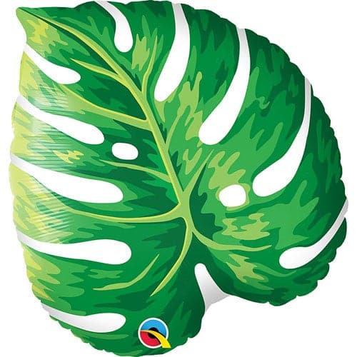 21 Inch Tropical Philodendron Shape Foil Balloon