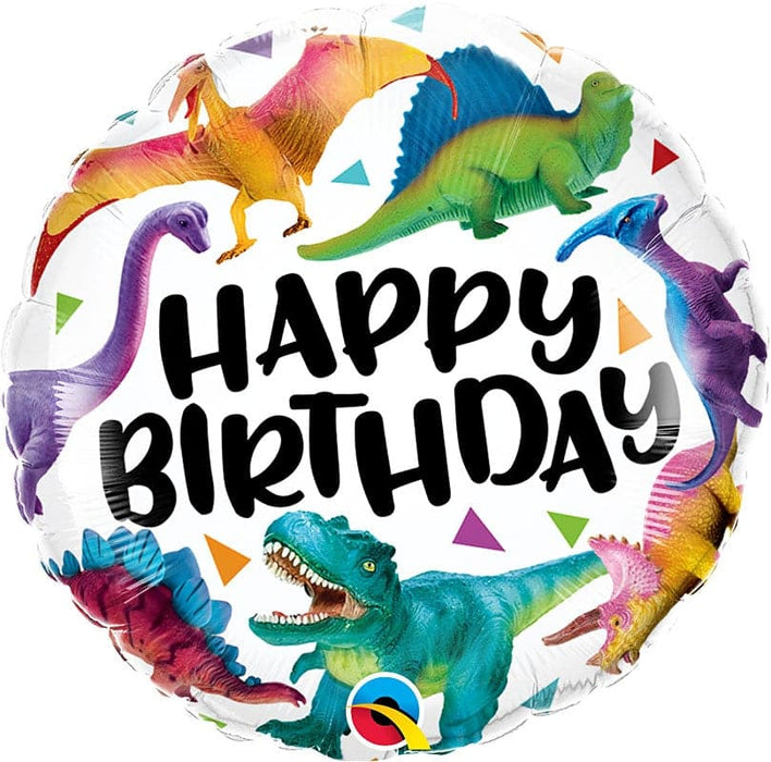 18 Inch Dinosaur Birthday Foil Balloon