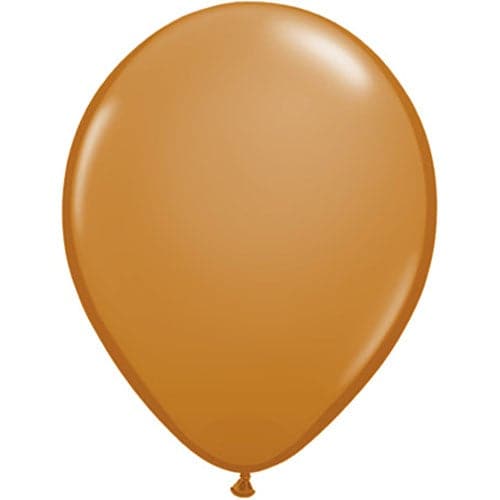 Mocha Brown Latex Balloons by Qualatex