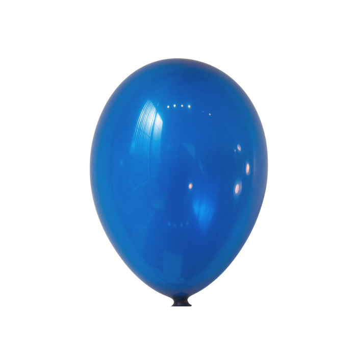 9" Crystal Blue Latex Balloons by Gayla
