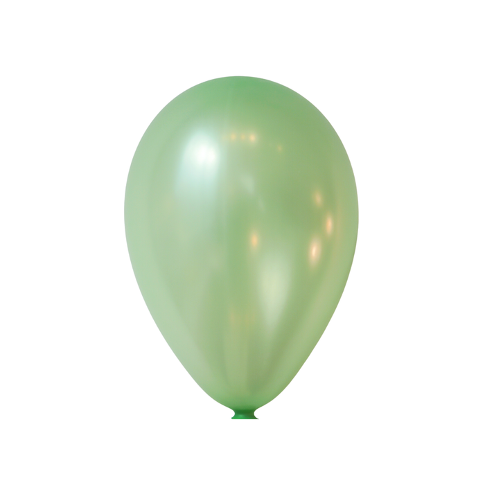 9" Pearl Mint Green Latex Balloons by Gayla