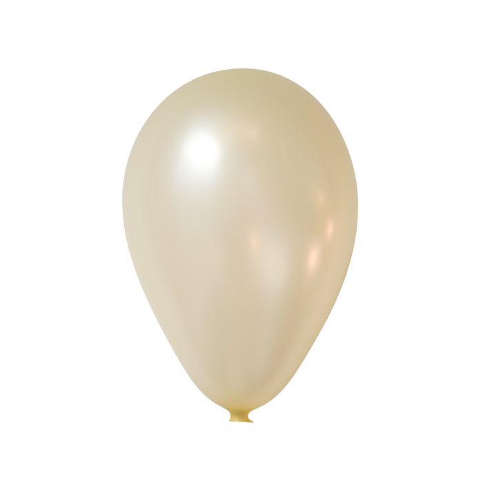 15-ct Retail-Ready Bags - 9" Pearl Vanilla Latex Balloons by Gayla