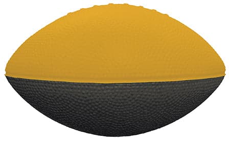 7 Inch Two Toned Mini Foam Footballs | Plain | 50 pc