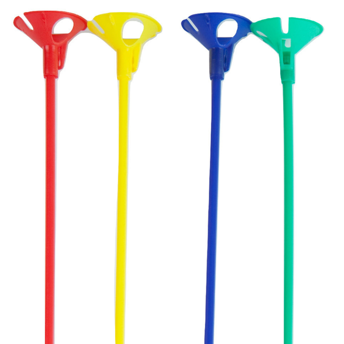 Primary Colored Balloon Sticks