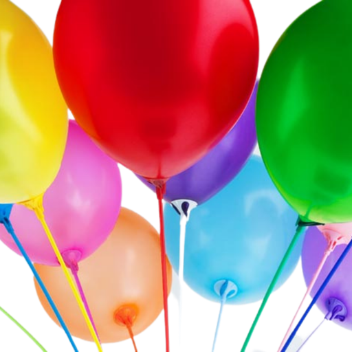 Primary Colored Balloon Sticks