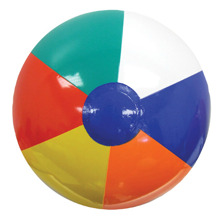 Plain Beach Balls | Multi-Colored Beach Balls | 100 pc