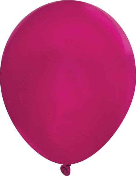 9" Self-Sealing Valved Latex Balloons | Crystal Magenta | 1,000 pcs