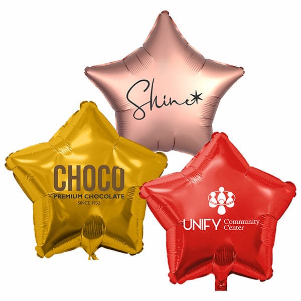 Custom Printed 17" Foil Balloons | 1 Color Print | 100 pcs