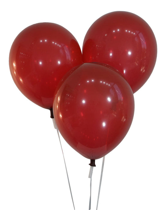 10" Burgundy Wine Latex Balloons | Decorator | 144 ct bag