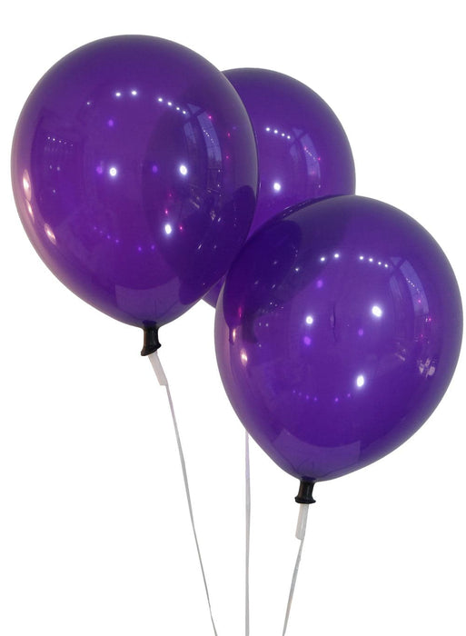 12 Inch Decorator Deep Purple Latex Balloons | 144 pc bag