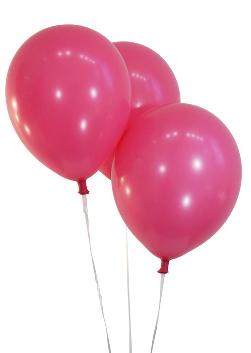 9 Inch Fuchsia Balloons | Decorator | 144 pc bag