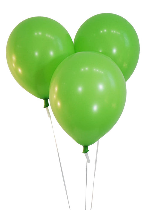Bulk 9 Inch Latex Balloons | Decorator | Lime Green | 144 pc bag x 10 bags
