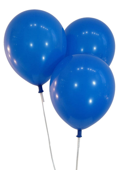 Wholesale 9 Inch Latex Balloons | Decorator Royal Blue | 144 pc bag x 50 bags