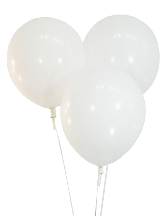 Bulk 9 Inch Latex Balloons | Decorator | Snow White | 144 pc bag x 10 bags