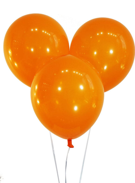 10" Sunburst Orange Latex Balloons | Decorator | 144 ct bag