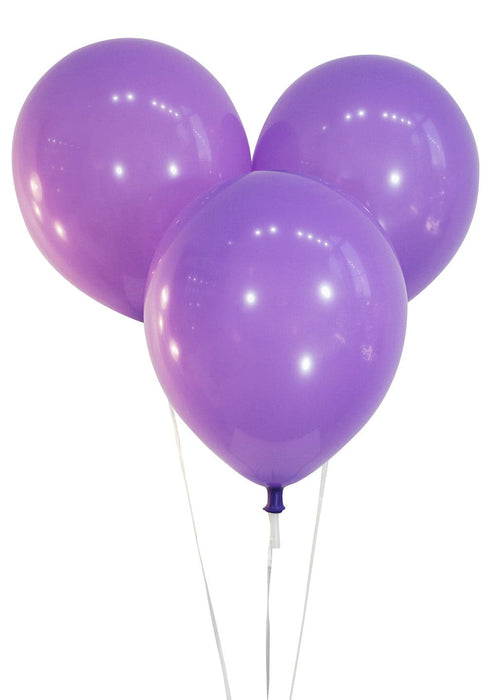 Wholesale 9 Inch Latex Balloons | Decorator Lavender | 144 pc bag x 50 bags