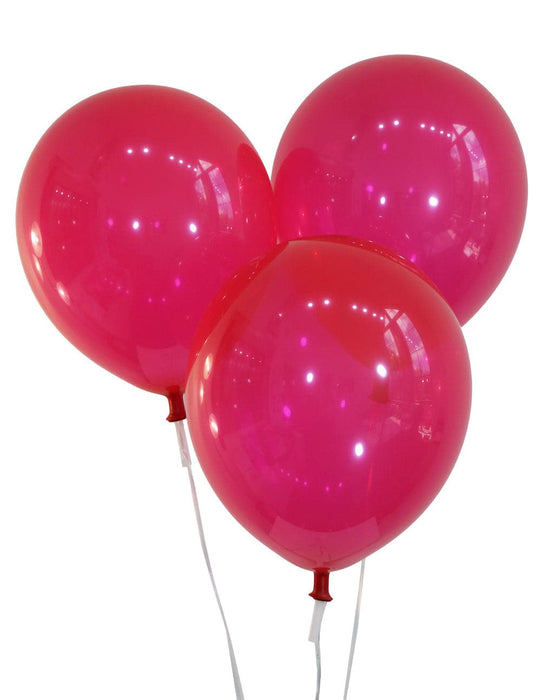 Bulk 9 Inch Latex Balloons | Decorator Ruby Red | 144 pc bag x 10 bags