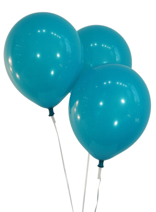 Bulk 12 Inch Decorator Teal Latex Balloons | 144 pc bag x 10 bags
