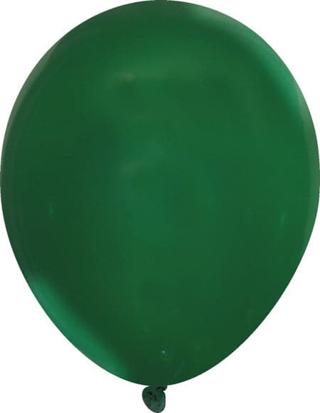 9" Self-Sealing Valved Latex Balloons | Fashion Forest Green | 1,000 pcs