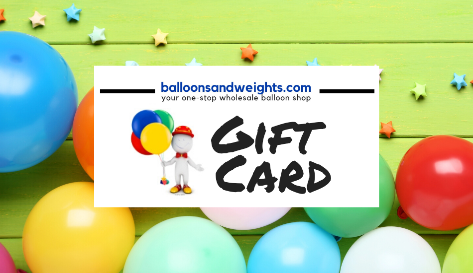 Balloons and Weights Digital Gift Card