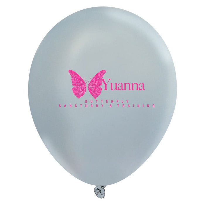 Custom Printed Valved Latex Balloons | Metallic Colors | 1,000 pcs