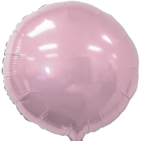 18 Inch Pastel Pink Balloons | Round Foil Balloons | 50 pc