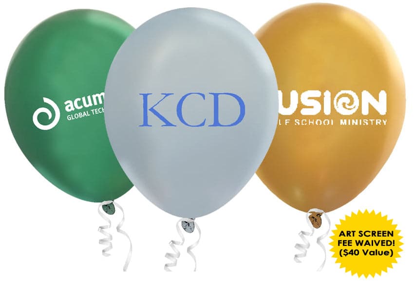 Custom Balloons | Wholesale Custom Printed Balloons — Balloons and Weights