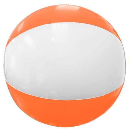 Plain white cheap beach balls