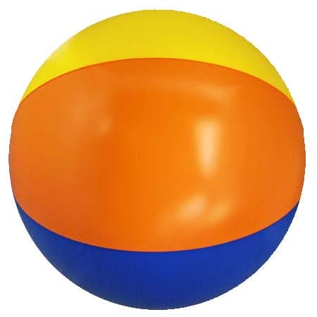 Plain Beach Balls | Multi-Colored Beach Balls | 100 pc