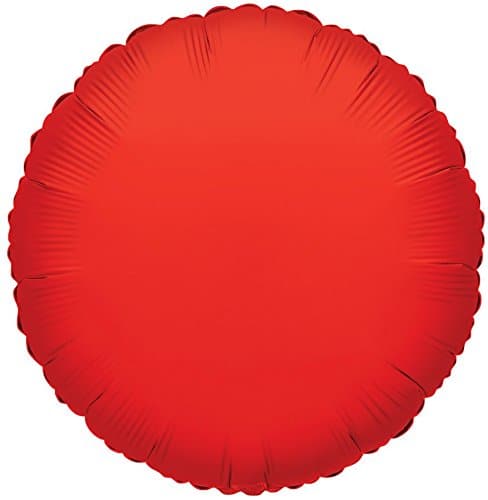 18" Round Foil Balloons | Solid Color | 100 pc