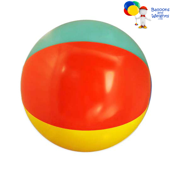 Red Green Yellow Beach Balls BalloonsAndWeights.com