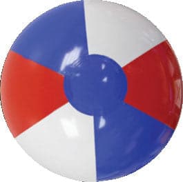 Plain Beach Balls | Multi-Colored Beach Balls | 100 pc