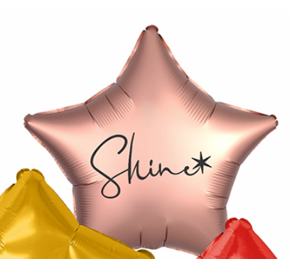 Custom Printed 17" Foil Balloons | 1 Color Print | 100 pcs