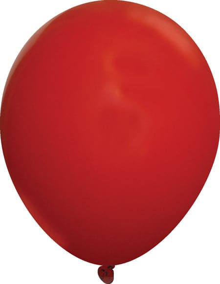 9" Self-Sealing Valved Latex Balloons | Standard Red | 1,000 pcs
