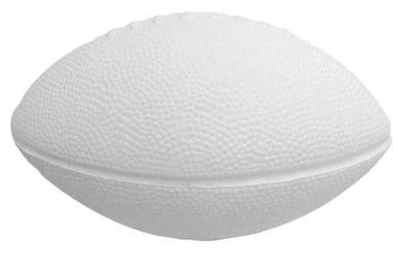 7 Inch Mini Foam Footballs | Plain | 50 pc